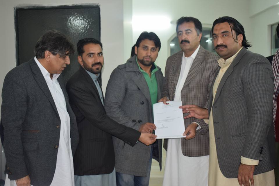 نوید افتخار چودھری یوتھ ونگ ڈسٹرکٹ راولپنڈی کے صدر نامزد