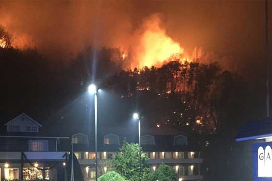 امریکی ریاست ٹینیسی میں آتشزدگی کے باعث مرنے والوں کی تعداد 7 ہو گئی