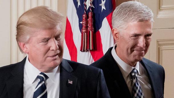 صدر ٹرمپ کیطرف سے ہائی کورٹ کے رکنیت کے لیے گورشوچ امیدوار نامزد