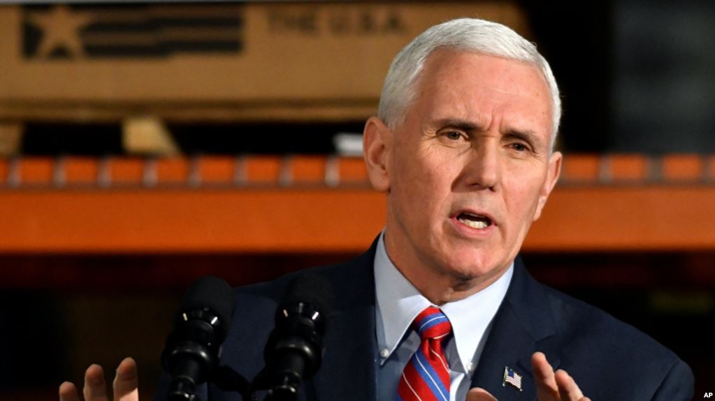 ٹرمپ انتظامیہ ایران پر نظر رکھے ہوئے ہے : پینس