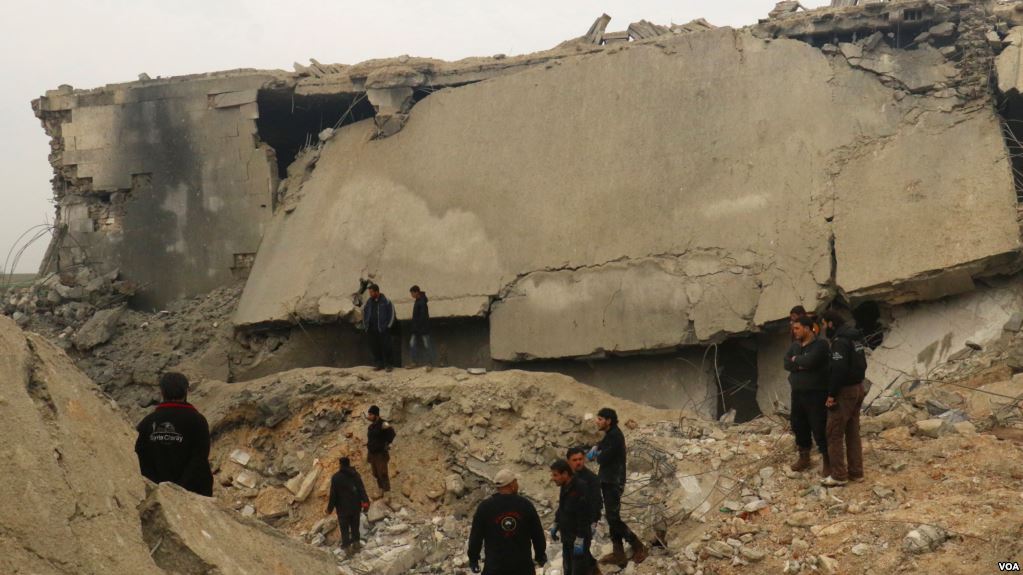 شام کی جیل پر فضائی حملے میں 16 افراد ہلاک