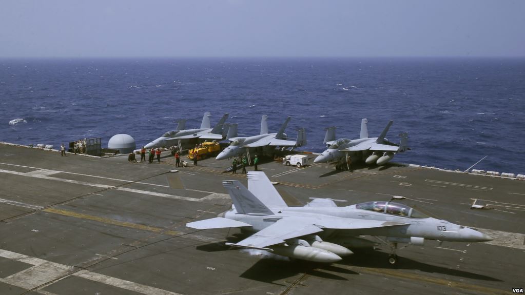 امریکہ کا خصوصی بحری بیڑا شمالی کوریا کی طرف روانہ