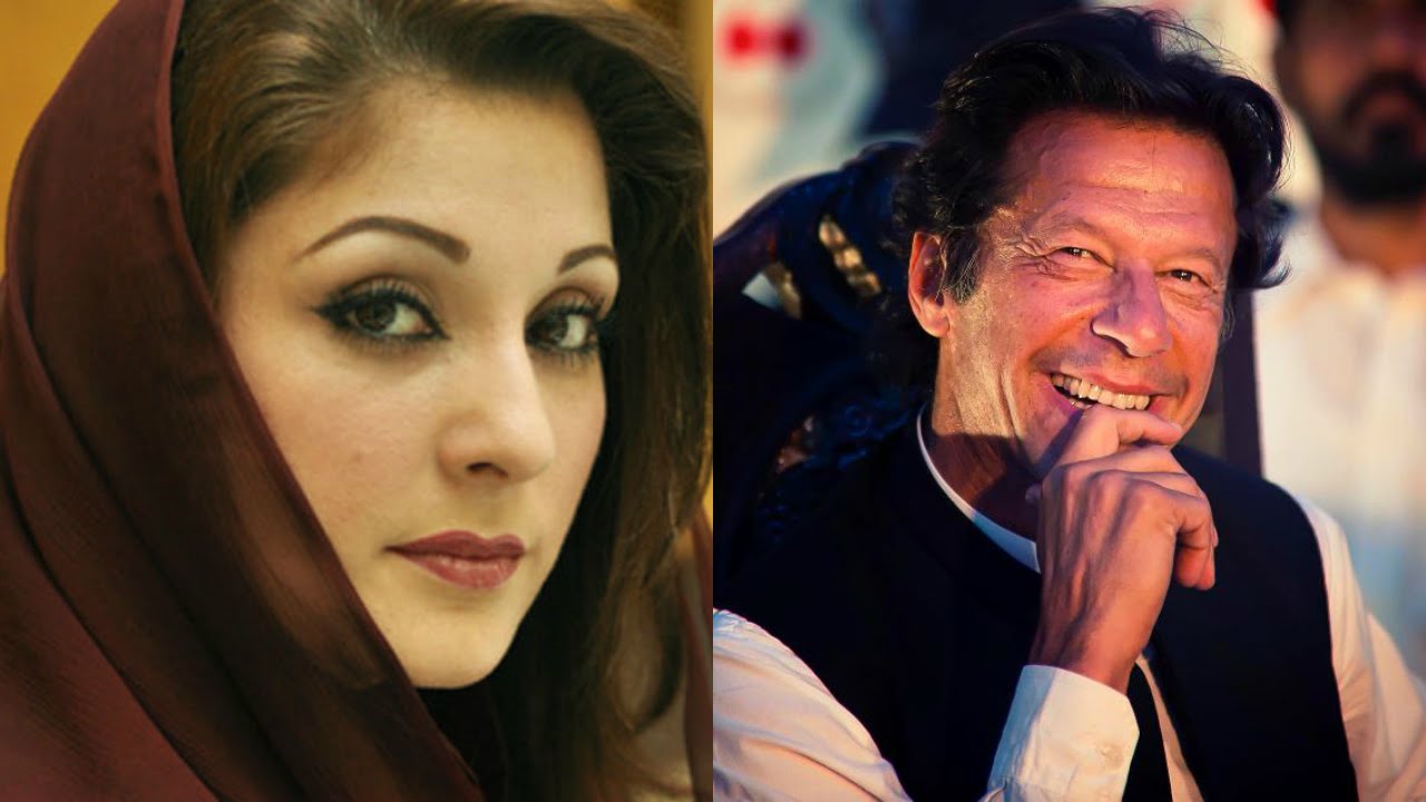 Maryam Nawaz and Imran Khan
