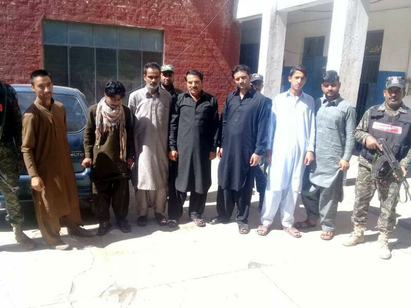 ٹیکسلا میں قانون نافذ کرنے والے اداروں اور پولیس کا مشترکہ سرچ آپریشن، پانچ ملزمان گرفتار