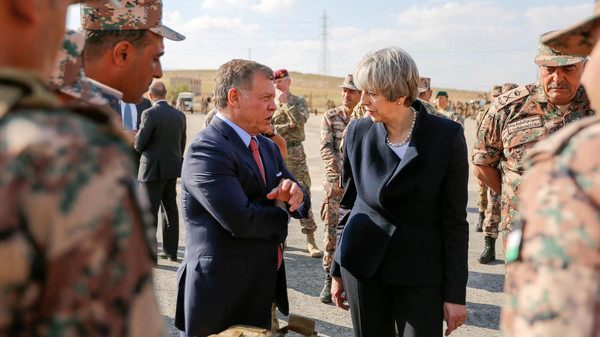 برطانوی وزیراعظم تھریسامے کی سرکاری دورے پر عمان آمد