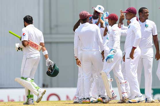 پاکستان کو بارباڈوس ٹیسٹ میں شکست، ویسٹ انڈیز 106 رنز سے فاتح