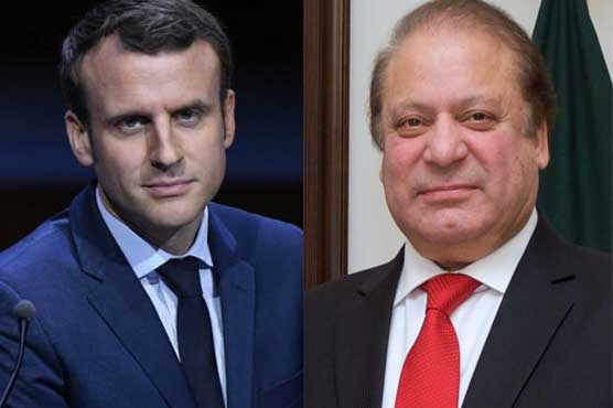 Emmanuel Macron-Nawaz Sharif
