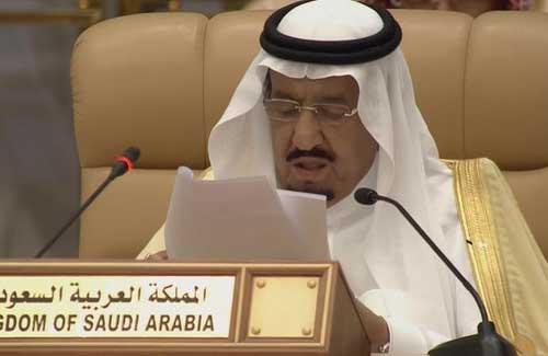 ایران عالمی دہشت گردی کا امام ہے: شاہ سلمان بن عبدالعزیز