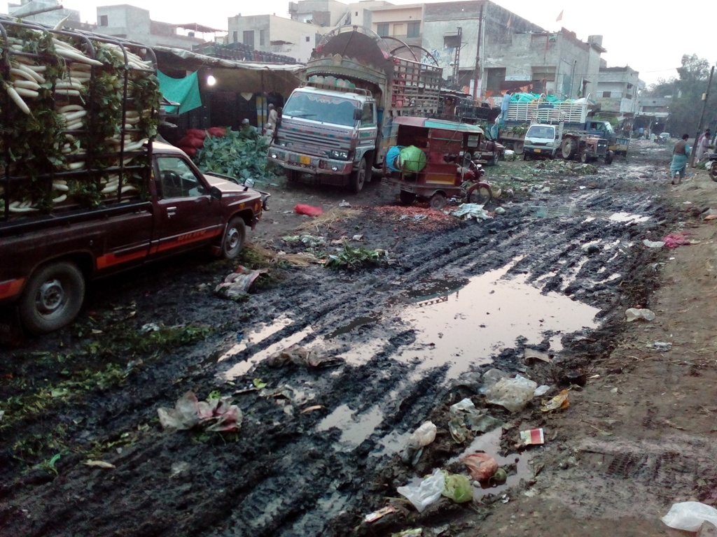 لاہور کی تیسری بڑی سبزی منڈی، غلاظت منڈی بن گئی