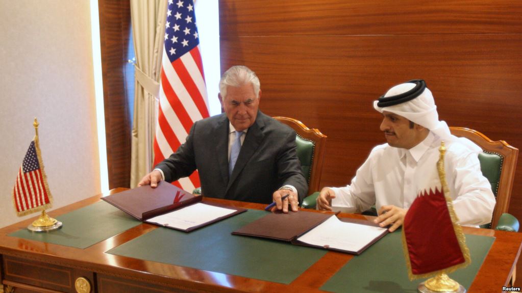دوحہ: انسدادِ دہشت گردی، یاد داشت نامے پر امریکہ قطر کے دستخط