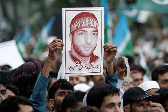 برہان وانی کی کل پہلی برسی: وادی میں آج احتجاجی ریلیاں نکالی جائیں گی