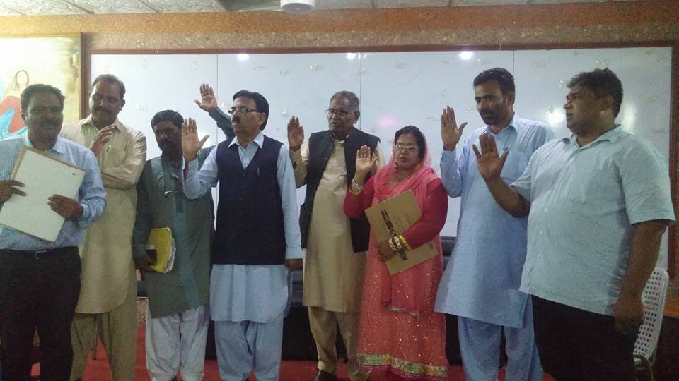 پاکستان کرسچن رائٹرز گلڈ مرکز کے انتخابات میں آرتھر برکی صدر اور ساحل منیر سنئیر نائب صدر منتخب