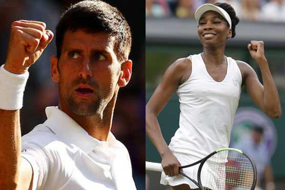 ومبلڈن: جوکووچ نے پری کوارٹر فائنل جیت لیا، وینس سیمی فائنل میں پہنچ گئیں