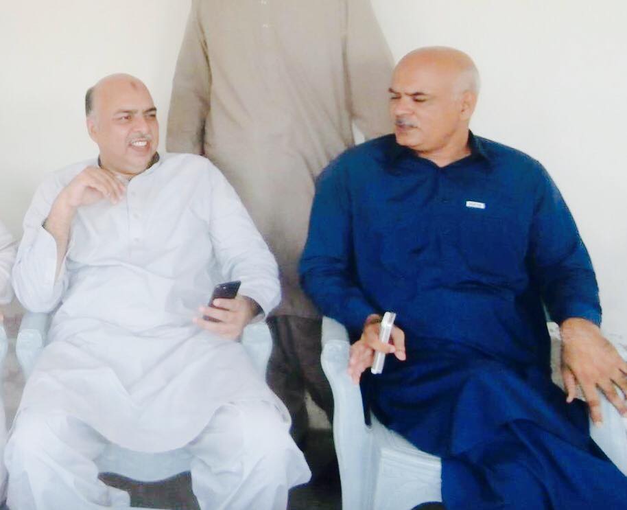 چوہدری شفیق لنگڑیال چوہدری شاید رضا کوٹلہ خوشگوار موڈ میں