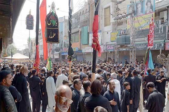 ملک بھر میں نویں محرم کے جلوس اور مجالس، سکیورٹی کے سخت انتظامات