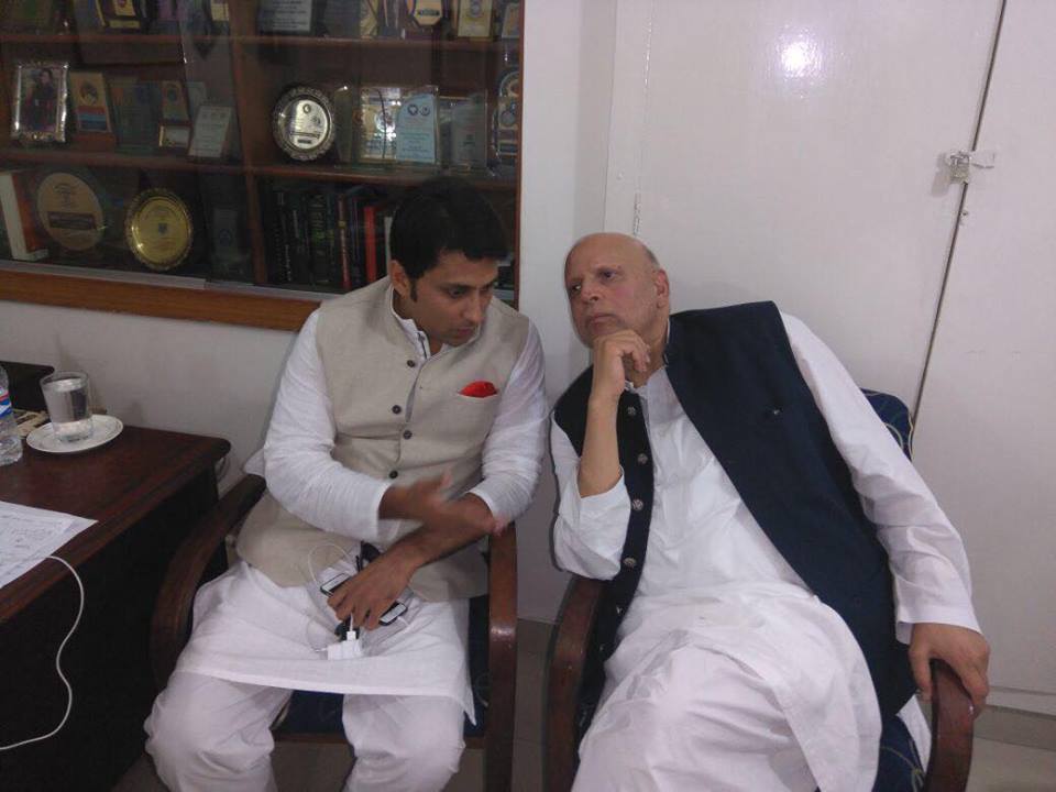 نوید افتخار چودھری  کی این اے ١٢٠ کی الیکشن کمپیئن میں بھرپور شرکت