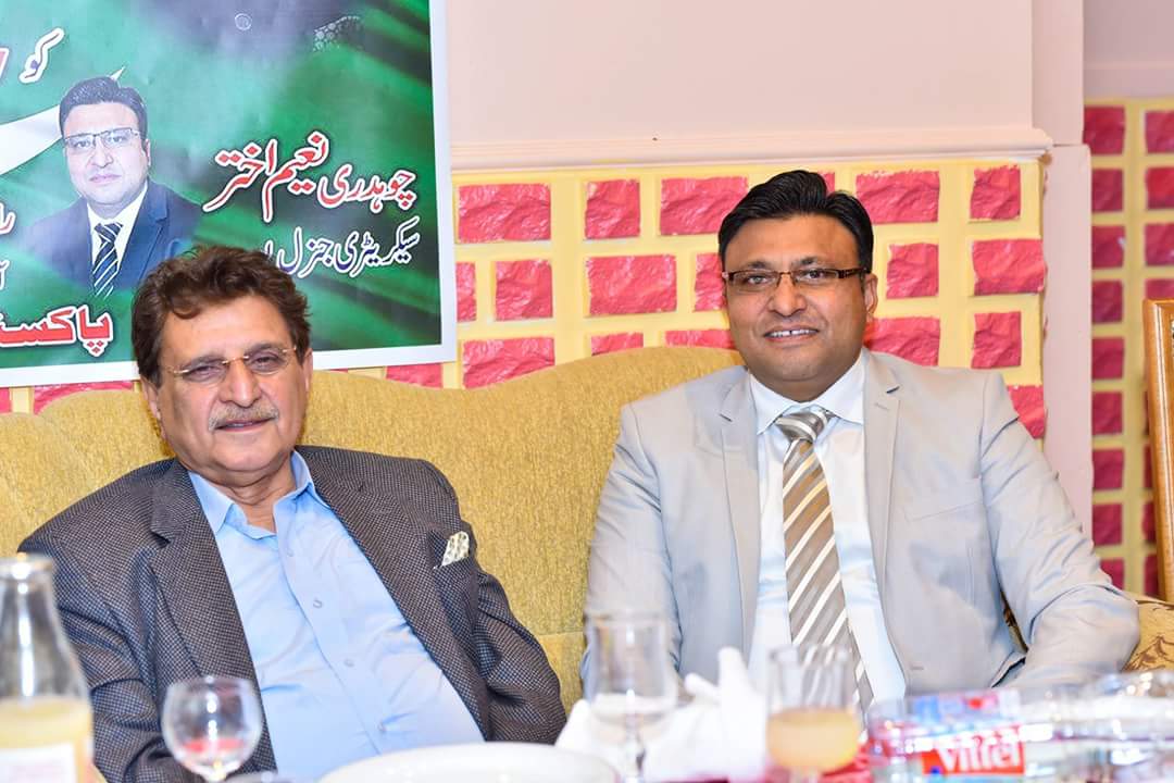 راجہ محمد اشفاق نے  وزیر اعظم آزاد کشمیر راجہ فاروق  حیدر  کے اعزاز میں استقبالیہ دیا