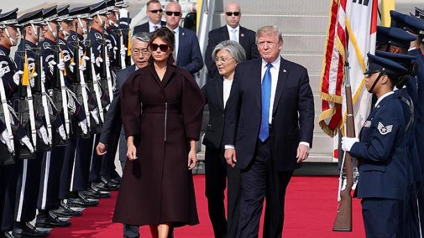ٹرمپ جنوبی کوریا پہنچ گئے، کوریا کی سلامتی کا موضوع زیر غور ہو گا