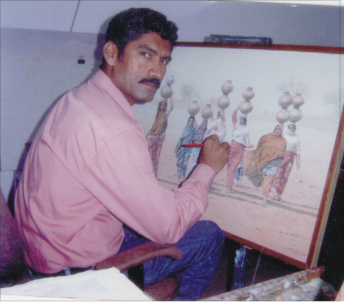 معروف مصور اور خطاط ”ہمایوں اعظم ”سے ایک ملاقات