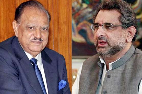 دہشتگردوں کے خاتمے تک چین سے نہیں بیٹھیں گے : ممنون حسین