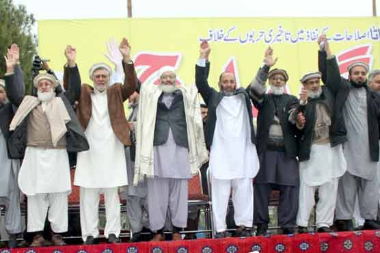 دسمبر میں فاٹا اصلاحات منطور نہ ہوئیں تو ہم بتائیں گے دھرنا کیا ہوتا ہے۔ سراج الحق