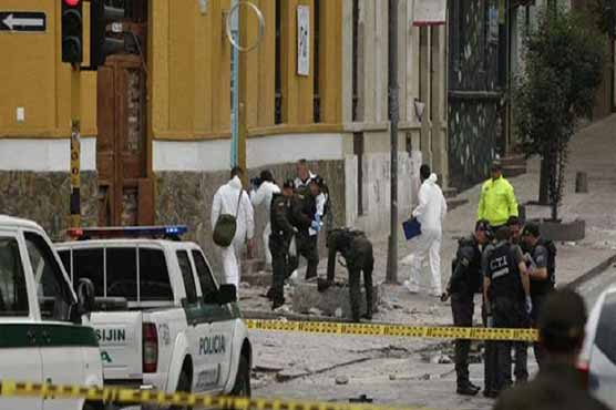 کولمبیا میں بم دھماکا، 4 پولیس اہلکار ہلاک، 42 افراد زخمی