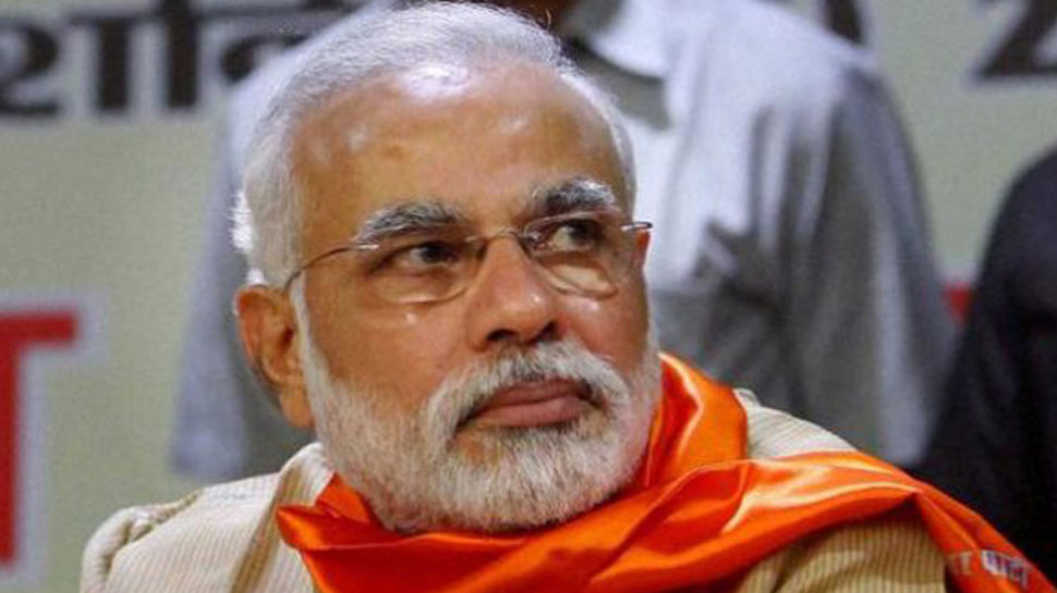 مودی کا مکروہ چہرہ  بابری مسجد کی جگہ پر رام مندر