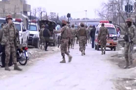 کوئٹہ: سریاب روڈ پر فائرنگ، 4 سکیورٹی اہلکار شہید