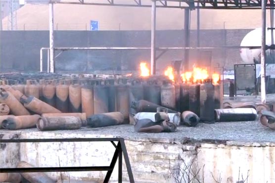 شیخوپورہ میں گیس فلنگ فیکٹری میں آتشزدگی، 6 افراد زخمی