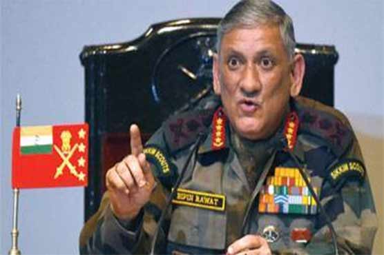 پاکستان اور چین سے ایک ساتھ نہیں نمٹ سکتے، بھارتی آرمی چیف کا اعتراف