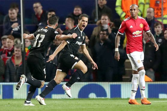 چیمپئنز لیگ : کوارٹر فائنل میں مانچسٹر یونائیٹڈ کو شکست