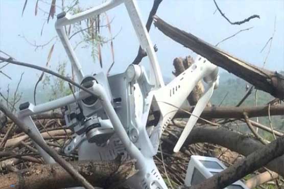 پاک فوج نے چری کوٹ سیکٹر میں بھارتی جاسوس ڈرون مار گرایا