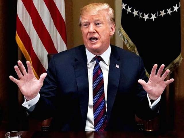 امریکی صدر نے شام پر دوبارہ حملے کی دھمکی دے دی