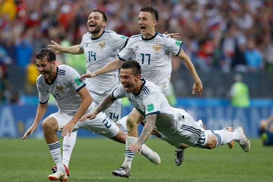 روس نے سپین کو ہرا کر کوارٹر فائنل میں جگہ بنا لی