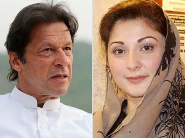 عمران خان بتائیں وہ خلائی مخلوق کے ساتھ ہیں یا امپائرکی انگلی کے ساتھ؟ مریم نواز