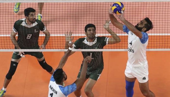 ایشین گیمز والی بال: پاکستان نے روایتی حریف بھارت کو میڈل کی دوڑ سے باہر کر دیا