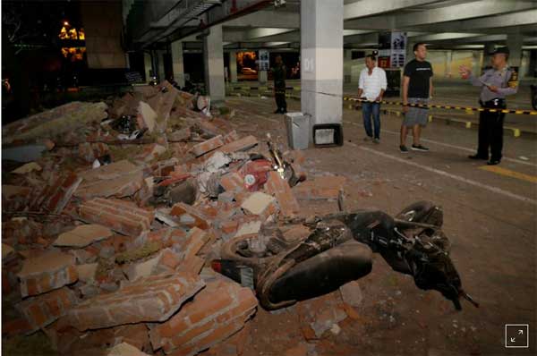 Earthquake in Indonesia