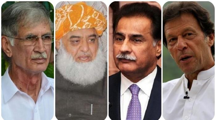 ناشائستہ زبان کا استعمال: عمران خان، پرویز خٹک، ایاز صادق اور فضل الرحمان کی معافی قبول