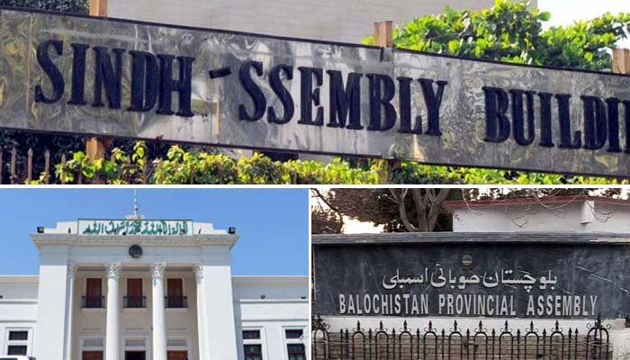 Sindh, Khyber Pakhtunkhwa and Balochistan Assembly