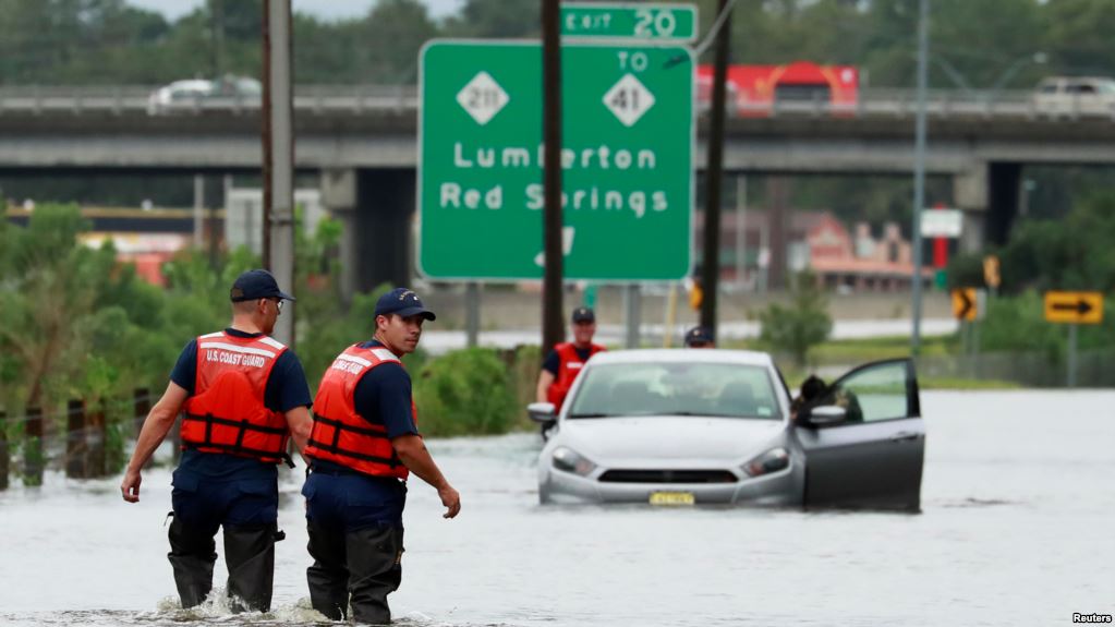 طوفان فلورنس سے دریاؤں میں طغیانی، ہلاکتیں 14 ہو گئیں