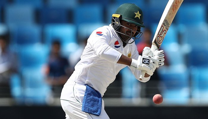دبئی ٹیسٹ: حارث سہیل کی سنچری، پاکستان 482 پر آؤٹ