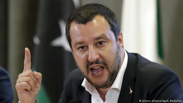 مہاجرین اٹلی بھیجے تو ہوائی اڈے بند کر دیں گے، سالوینی