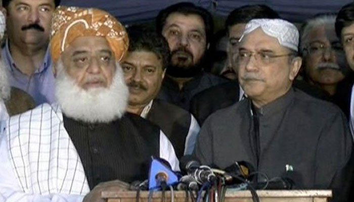 Maulana Fazlur Rahman - Asif Ali Zardari