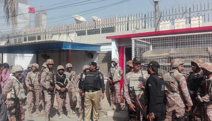 چینی قونصل خانے پر حملے کی کوشش…!