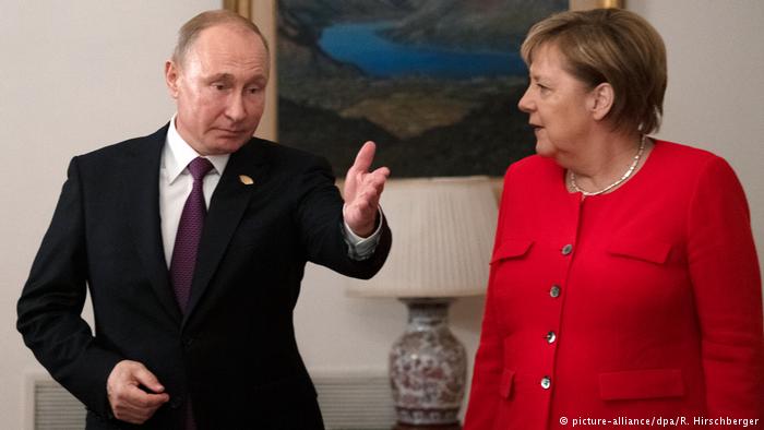 Putin and Merkel