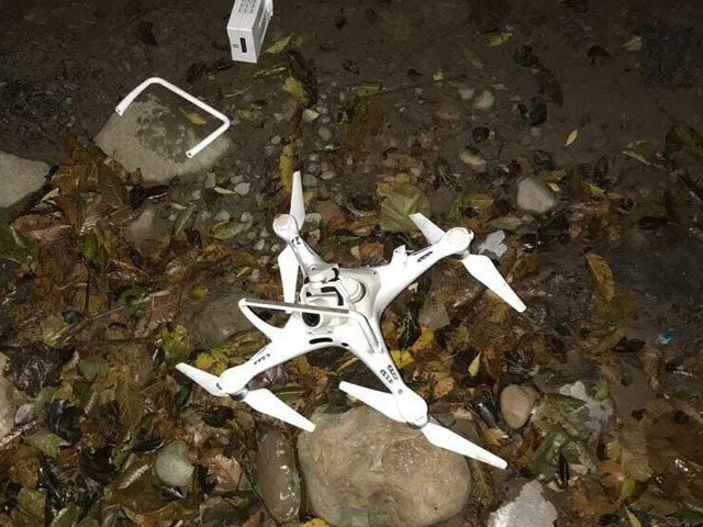 پاک فوج نے بھارت کا ایک اور جاسوس ڈرون مار گرایا