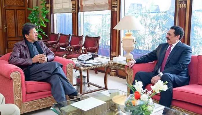 وزیراعظم عمران خان سے اسلامی فوجی اتحاد کے سربراہ راحیل شریف کی ملاقات