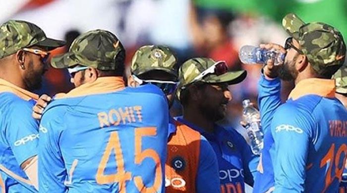 بھارتی ٹیم کے فوجی کیپ پہننے پر پاکستان کا آئی سی سی سے نوٹس لینے کا مطالبہ