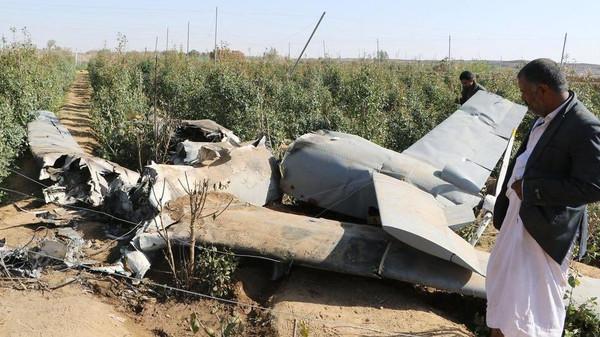 سعودی محکمہ دفاع نے نجران میں حوثیوں کا ڈرون طیارہ مار گرایا