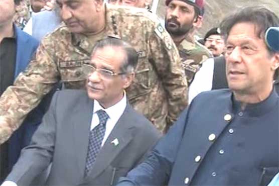 وزیراعظم عمران خان نے مہمند ڈیم کا سنگ بنیاد رکھ دیا